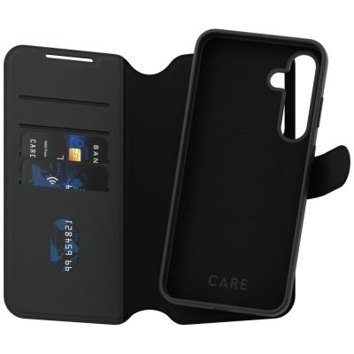 4. CARE by PanzerGlass Feature Tango 2in1 Wallet Case für Samsung Galaxy S25+ - Schwarz