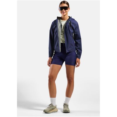 7. Damen-Regenjacke Odlo X-ALP WATERPROOF PRO Jacket, marineblau
