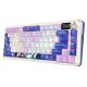7. REDRAGON K708AK-RGB-PRO FLEKACT Tastatur USB + RF Wireless + Bluetooth Weiß