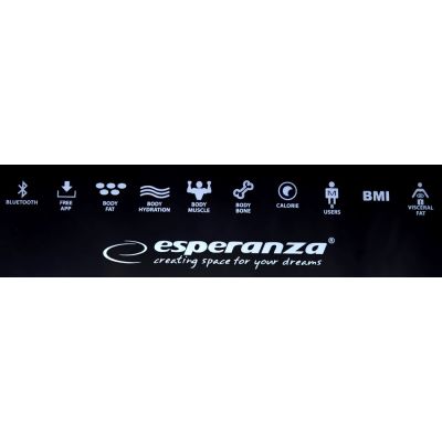 8. Esperanza EBS016K Bluetooth-Waage (Schwarz)