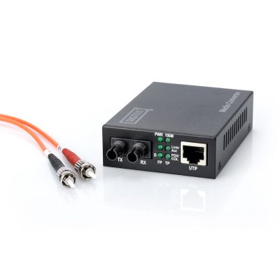 13. Digitus Fast Ethernet Medienkonverter, RJ45/ST