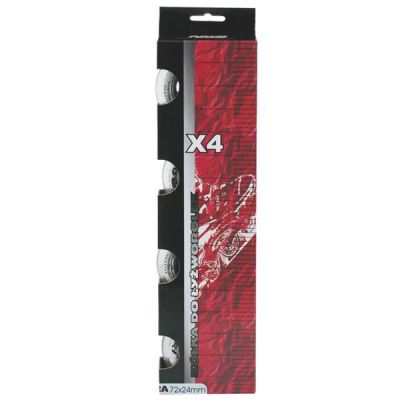 11. Nils Extreme PU-Räder 72x24 82A (4 Stk.) 