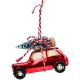2. GEFORMTE GLAS-CHRISTBAUMKUGEL AUTO SASKA GIFT & DECOR