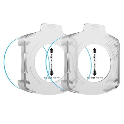 3. Tech-Protect Easy Set+ 2er-Pack Panzerglas für Huawei Watch GT 5 Pro 46 mm - Transparent