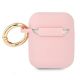 2. Guess, GUA2SSSI AirPods Cover rosa/rosa Silikon Vintage Script