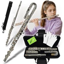 V-TONE SCF 16 Querflöte mit gebogenem Kopfstück