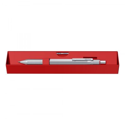 3. Rotring MULTIPEN 600 Silber Drei-in-Eins-Stift und Bleistift
