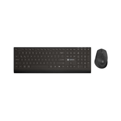 4. NATEC 2-in-1 Tastatur-Maus Stingray 2 US Kabelloses Set