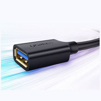 4. Ugreen Verlängerungskabel USB 3.0 (weiblich) - USB 3.0 (männlich) Adapter 1m (schwarz)