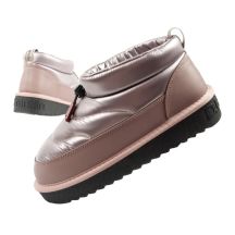 D.Franklin Damen Schneestiefel Winter Modische Isolierte Stiefeletten Roségold