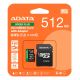19. Speicherkarte MEMORY MICRO SDXC 512GB UHS-I ADATA UD512GUI3V30A2SP-RA1