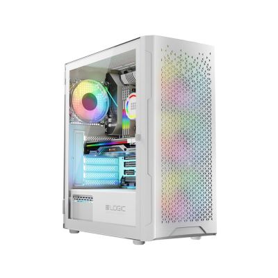 37. LOGIC ARAMIS ARGB MIDI USB 3.0 WEISSES GEHÄUSE