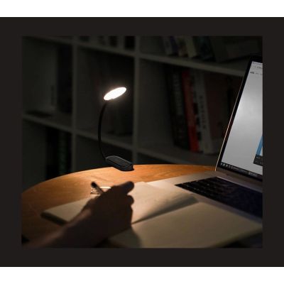 16. Baseus Mini-LED-Lampe mit Clip grau (DGRAD-0G)
