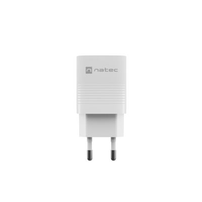 5. NATEC LADEGERÄT RIBERA GAN 1X USB-A + 1X USB-C 30W WEISS NUC-2140