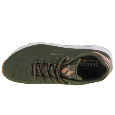 3. Skechers Uno-Shimmer Away 155196-OLV Grün 36