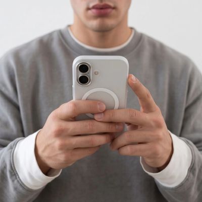 6. Tech-Protect MagZero MagSafe Hülle für iPhone 17 – Mattweiß