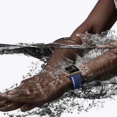 9. Magnetisches Apple Watch SE, 9, 8, 7, 6, 5, 4, 3, 2, 1 (41, 40, 38 mm) Dux Ducis Armband (LD-Version) – blau