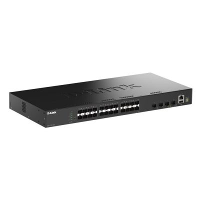 D-Link DGS-1530-28S/E Managed L2 Netzwerk-Switch Schwarz