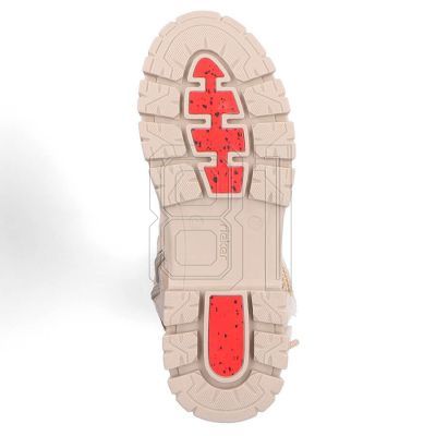 28. Rieker W RKR640 wasserdichte hohe Schneestiefel beige