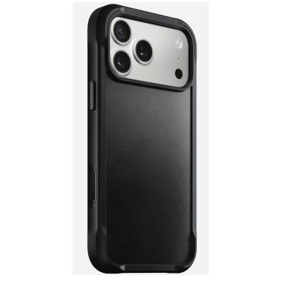 Nomad Robuste Lederhülle für 17,5 cm (6,9") Mobiltelefone, Schwarz