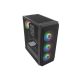 11. FURY COMPUTERGEHÄUSE FURY SHOBO SH4F RGB MIDI MIT FENSTER SCHWARZ