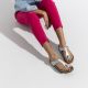 2. Birkenstock Gizeh Birko-Flor Damen Flip-Flops silber normal breit (0043851)