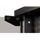 9. 19-Zoll-12-HE-Wandnetzwerkschrank, SOHO PRO 595 x 540 x 400 mm, Glastür, schwarz, unmontiert, 60 kg