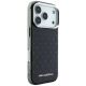 4. Karl Lagerfeld IML Strass-Hülle mit galvanisiertem Logo für iPhone 17 Pro Max / 18 Pro Max – Schwarz