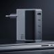 3. Cuktech AD1404UEU 140W GaN 3x USB-C + USB-A Wandladegerät mit USB-C-Kabel – Grau