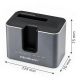 9. Qoltec 52631 HDD/SSD-Dockingstation | SATA | M.2 NVMe | Klonen | USB-C | 10 Gbit/s | 28 TB