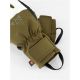Viking Norvik Pro Pipe Skihandschuhe für Erwachsene, Khaki mit weißem Leder, Größe 6