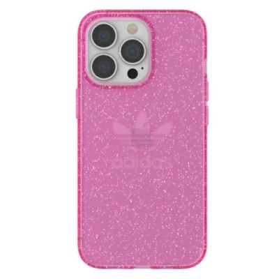 2. Adidas OR Schutzhülle Clear Case Glitter für iPhone 13 Pro / iPhone 13 - Pink