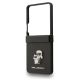 6. Karl Lagerfeld Saffiano Karl&Choupette Pin Case für Samsung Galaxy Z Flip 7 - Schwarz