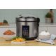 14. Tristar RK-6138 Digitaler Reiskocher und Dampfgarer, 900 W, 2,2 l, 7 Programme, Grau