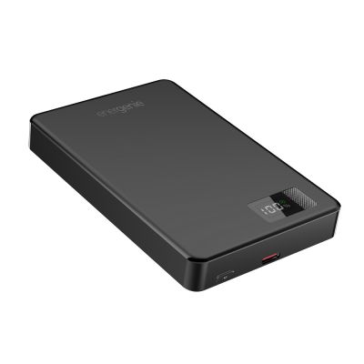 4. GEMBIRD Kabellose magnetische Powerbank 15W mit LCD-Display 10000 mAh, Schwarz
