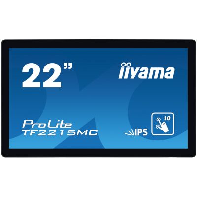 4. iiyama ProLite TF2215MC-B2 Monitor, 54,6 cm (21,5 Zoll), projiziert-kapazitiv, 10 TP, Full HD, schwarz