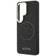 6. Guess Perforated Logo MagSafe-Hülle für Samsung Galaxy S26 Ultra – Schwarz