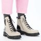 13. Gefütterte beige Damen-Arbeitsstiefel Rieker Z9152-60