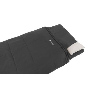 3. Outwell Contour Prime Rechteckiger Schlafsack für Erwachsene aus Polyester, Dunkelgrau