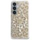3. Guess IML Leopard Print Dreieckige MagSafe Hülle für Samsung Galaxy S26 - Braun