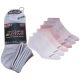 2. Skechers 6er-Pack Damensocken ohne Frottee, niedrig geschnitten, S108498-PNK, Rosa, 36–40