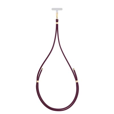 9. 3mk EasyClip Elite Smartphone-Lanyard – Burgunderrot