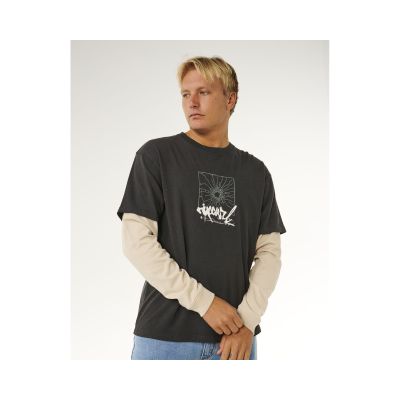 5. RIP CURL Inner Visions Smashed Langarmshirt Schwarz