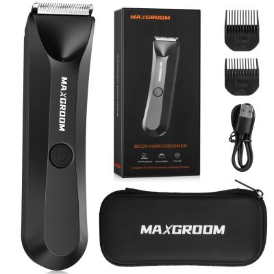 5. MAXGROOM RFCD-9087 Multifunktionstrimmer mit LED-Licht – Schwarz