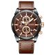 Giewont Herrenuhr Chronograph Saphir Schwarz Braun GW8810-A3