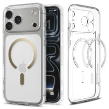 Spigen Ultra Hybrid MagSafe Case für iPhone 17 Pro Max - Transparent Gold