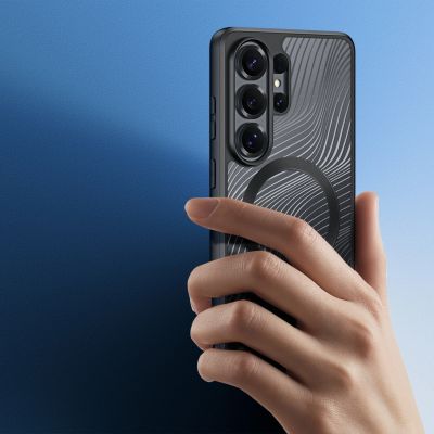 4. Dux Ducis Aimo Mag Case für Samsung S26 Ultra, kompatibel mit MagSafe – Schwarz