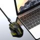 11. Wozinsky WMGB-1181 Kabellose optische Gaming-Maus 3200 DPI mit integriertem Akku und Hintergrundbeleuchtung – Schwarz und Gelb