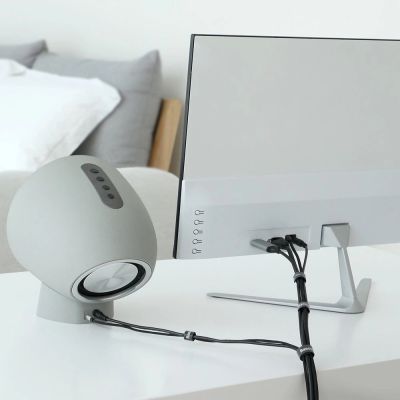 5. Baseus Rainbow Circle Klettbänder - Klettband Klett-Kabelorganizer 1m schwarz (ACMGT-E01)