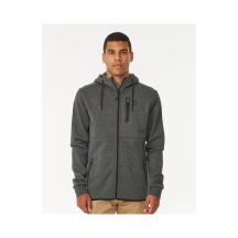 RIP CURL Anti Series Departed Zip Thru Sweatshirt Braun